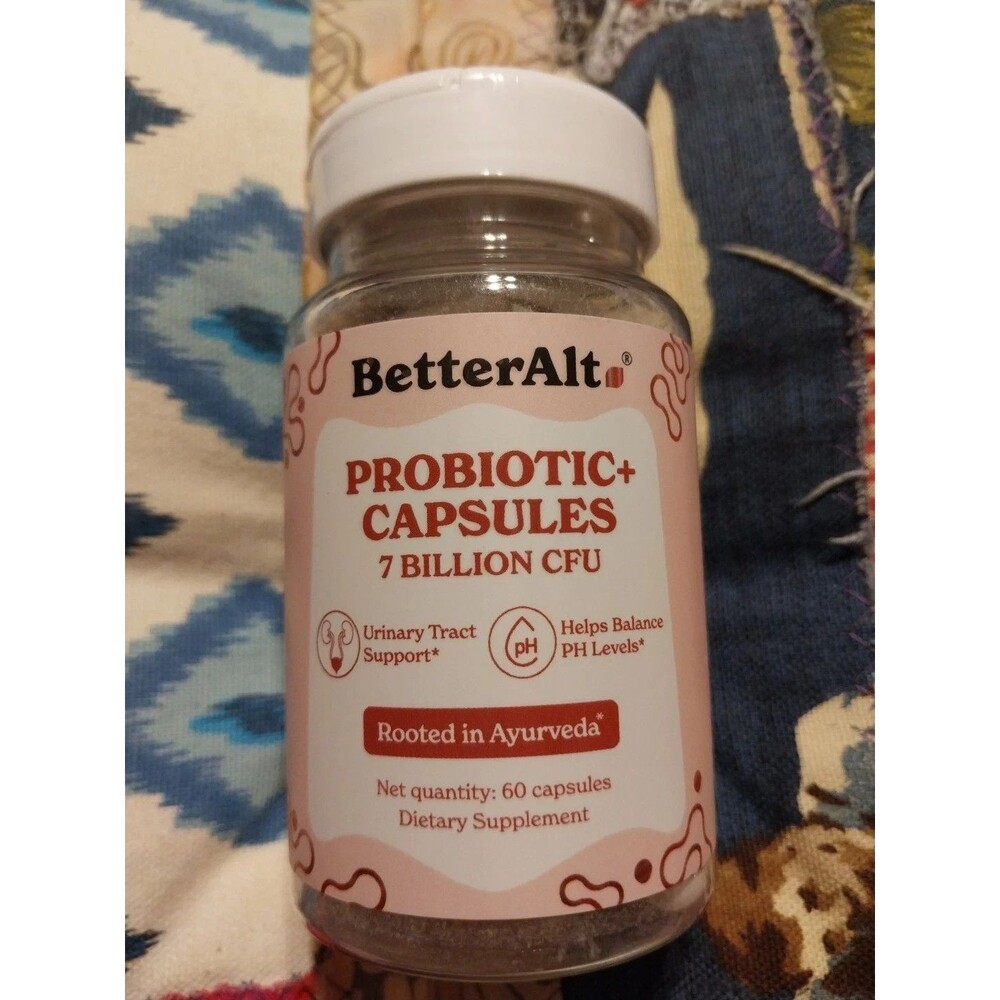Better Alt Probiotic+ 60 Capsules Gluten Free, Preservatives Free, Non GMO